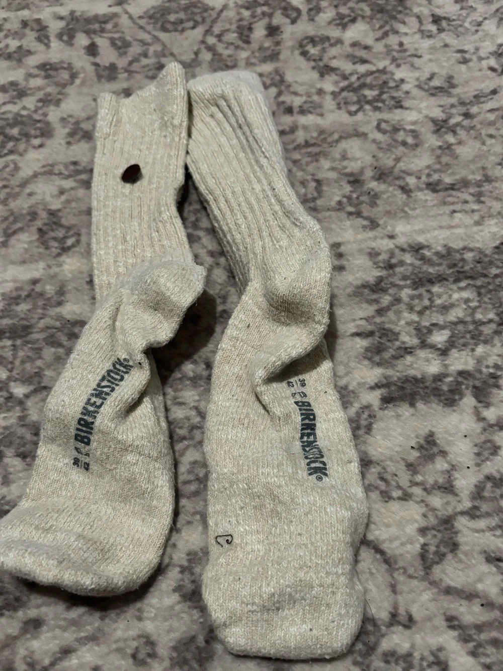 Birkenstock Cotton Slub Men Cotton-Polyamide-Elastane Cozy Ribbed Knit Socks